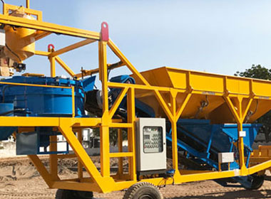 Mobile Concrete Batching Plant